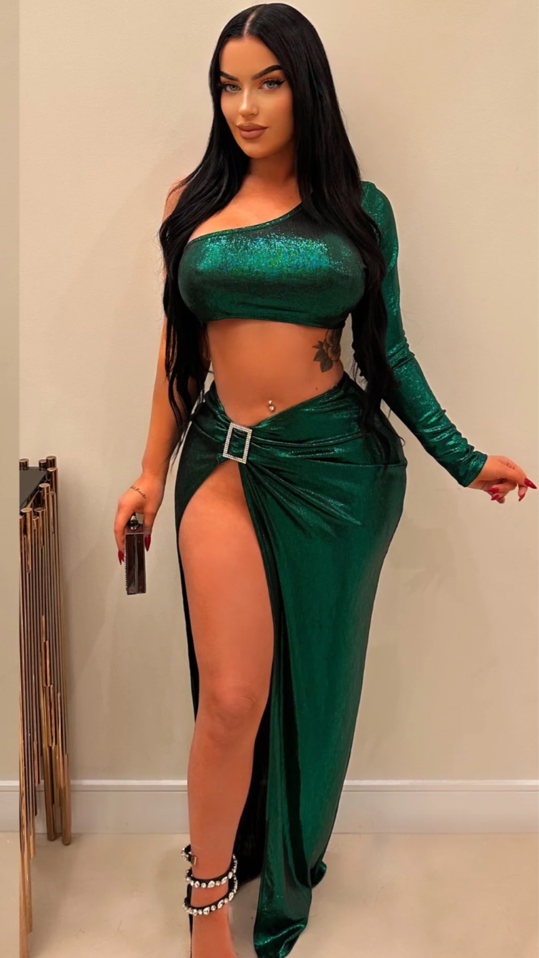 Rouge skirt set (Emerald)